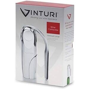 Vinturi Wine Opener Heavy-duty Vertical Lever Corkscrew Built-in Foil Cutter‎